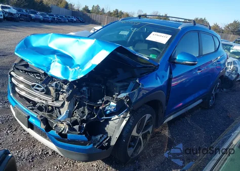 2017 Hyundai Tucson Limited из США, поврежденный, VIN KM8J3CA21HU475332